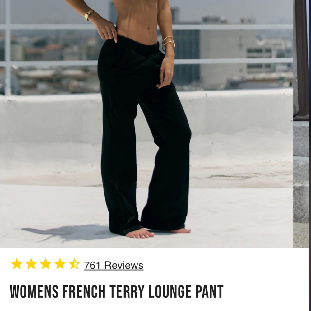 TALENTLESS Black Wide Leg Lounge Pants